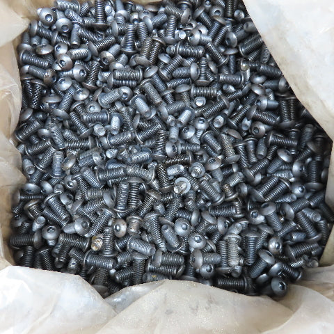5/16"-18 x 3/4" Button Socket Cap Screw Black Oxide Lot Of Approx 1200