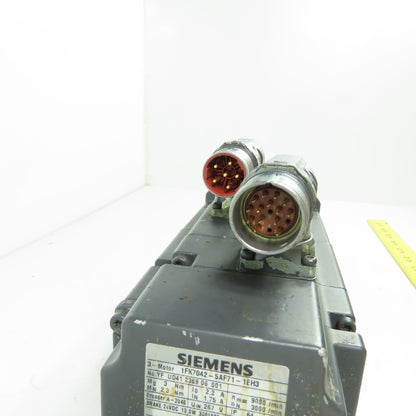 Siemens 1FK7042-5AF71-1EH3 3-Ph Servo Motor 267V W/ 24VDC Brake