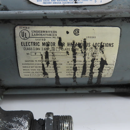 BSM No. 2 3/4HP Rotary Gear Pump 1725RPM 230/460V 3PH Haz. Location Motor