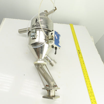 Motan Stainless Steel Pneumatic Dry Bulk Material Loader Hopper Feeder 0.5 CU FT