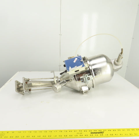 Motan Stainless Steel Pneumatic Dry Bulk Material Loader Hopper Feeder 0.5 CU FT