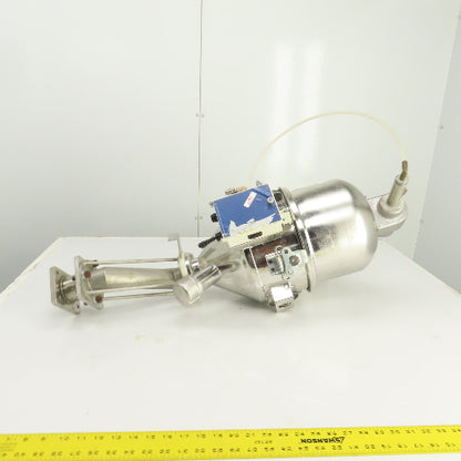 Motan Stainless Steel Pneumatic Dry Bulk Material Loader Hopper Feeder 0.5 CU FT