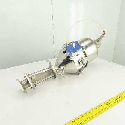 Motan Stainless Steel Pneumatic Dry Bulk Material Loader Hopper Feeder 0.5 CU FT