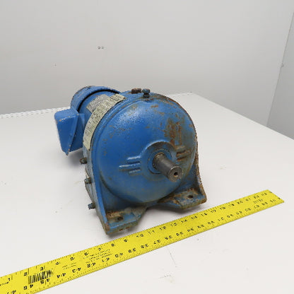 Foote Jones 720-5D71688S 14:1 Ratio 230/460V 3Ph 1-1/2Hp Gear Motor W/ Brake