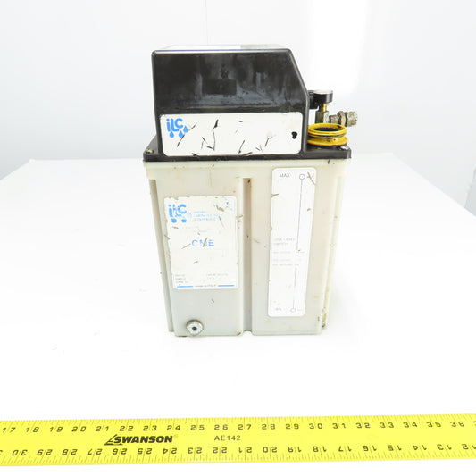 ILC CME Lubrication Pump Nylon Tank 6 Liter 115/230V 0.75A 50/60Hz