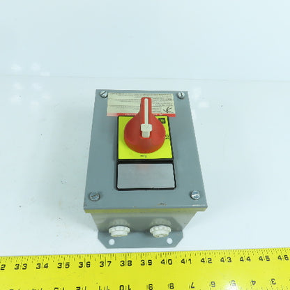 Schneider Square D 9421V2A30 40A 600VAC Motor Control Disconnect Switch