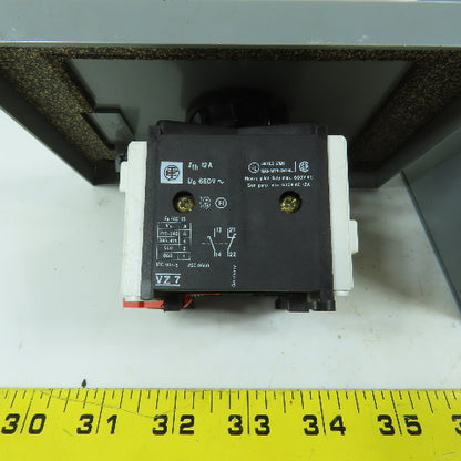 Schneider Square D 9421V2A30 40A 600VAC Motor Control Disconnect Switch