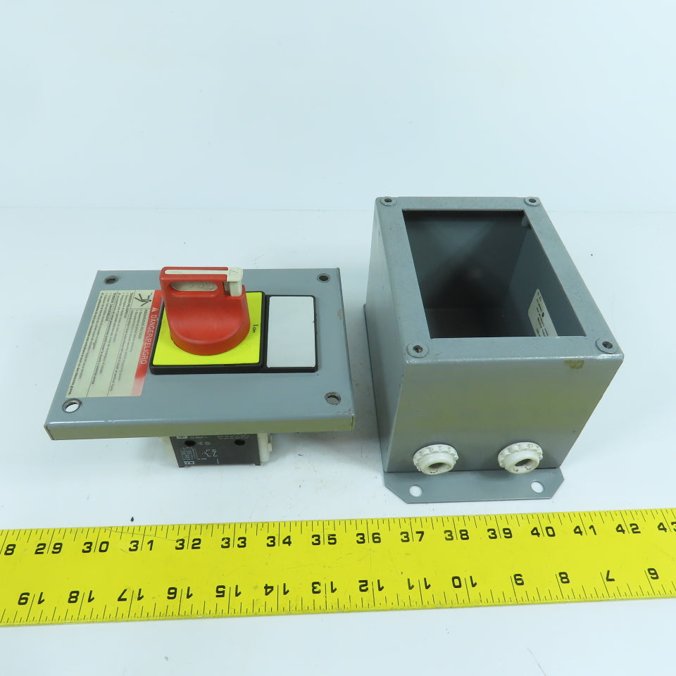 Schneider Square D 9421V2A30 40A 600VAC Motor Control Disconnect Switch