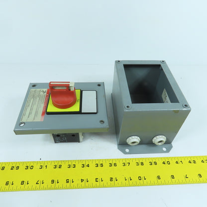 Schneider Square D 9421V2A30 40A 600VAC Motor Control Disconnect Switch