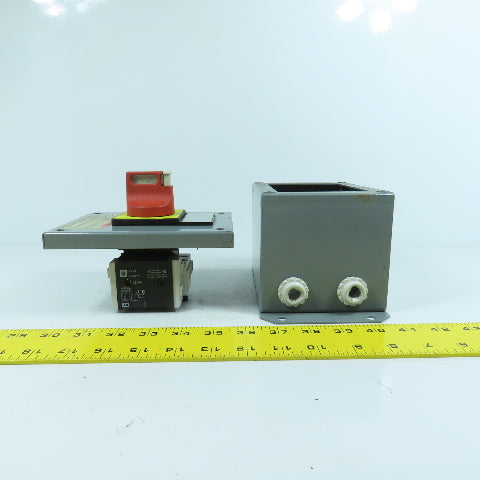 Schneider Square D 9421V2A30 40A 600VAC Motor Control Disconnect Switch