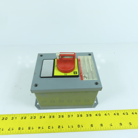 Schneider Square D 9421V2A30 40A 600VAC Motor Control Disconnect Switch
