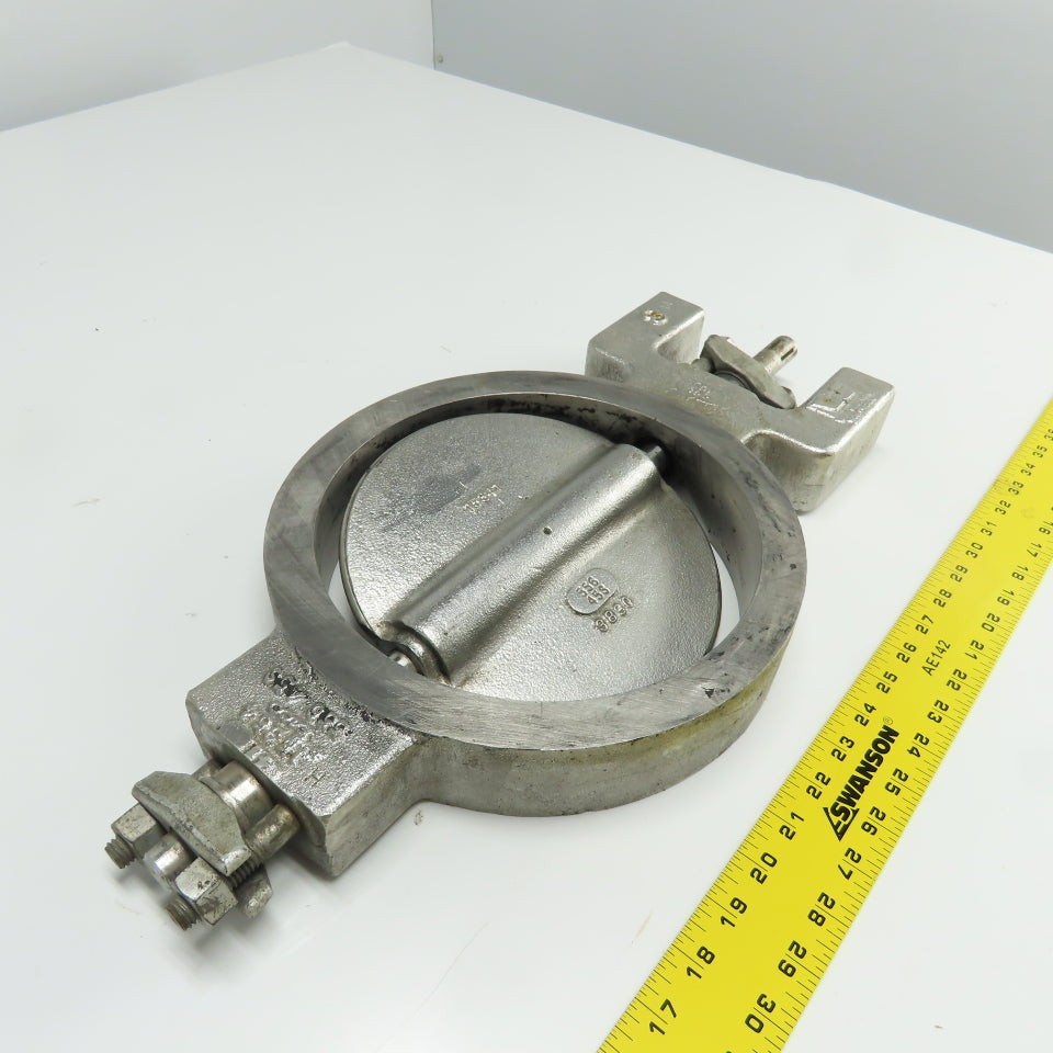 Waco 556 45S Cast Butterfly Valve 8-3/4" ID 15341 3830