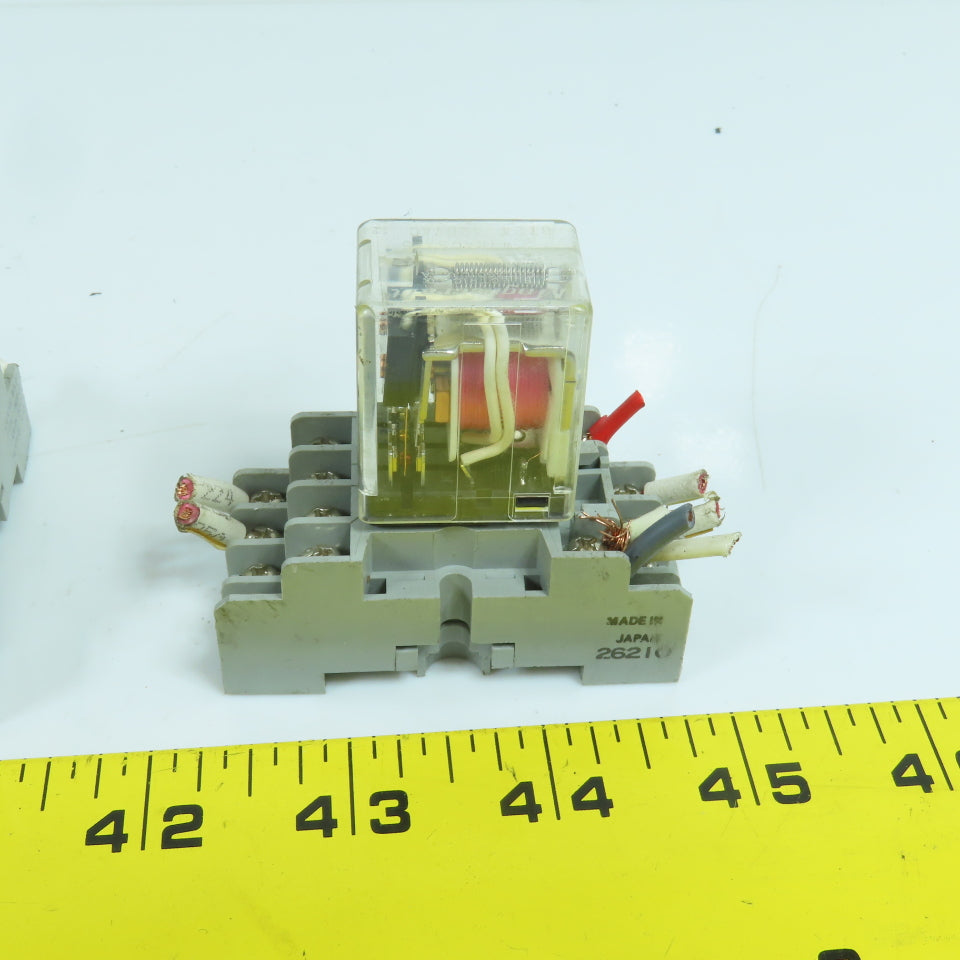 Magbecraft LR41893-8M 3A 1/10HP 120VAC Relay W/ Square D Base NR45 Lot Of 9