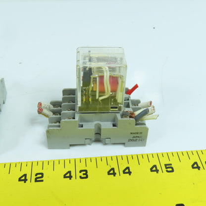 Magbecraft LR41893-8M 3A 1/10HP 120VAC Relay W/ Square D Base NR45 Lot Of 9