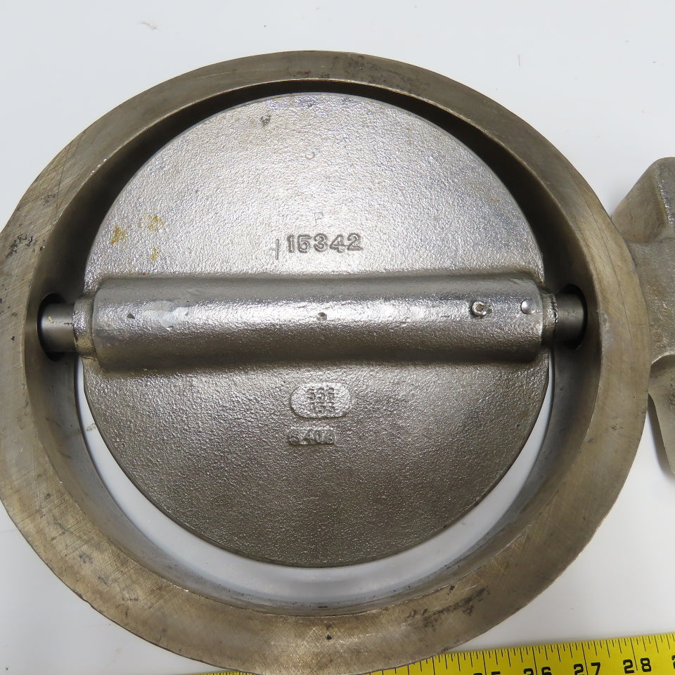 Waco 556 45S Cast Butterfly Valve 10-7/8" ID 15342 340B