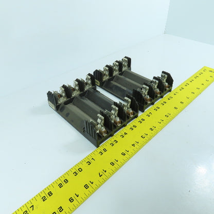 Buss R60030-3COR 3-Pole 30A 600V Fuse Holder Lot Of 2