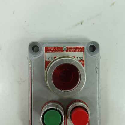 Killark XCS-0A16 347-85 Hazardous Location Control Station Cover 220VAC