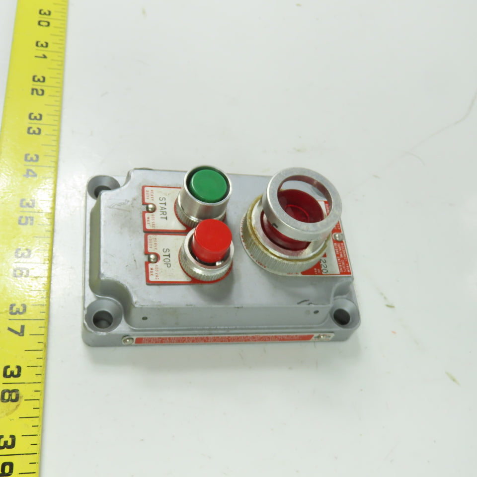 Killark XCS-0A16 347-85 Hazardous Location Control Station Cover 220VAC