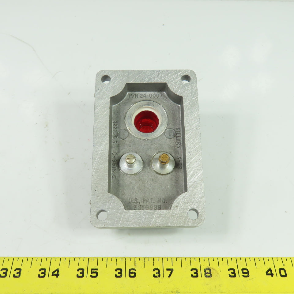 Killark XCS-0A16 347-85 Hazardous Location Control Station Cover 220VAC