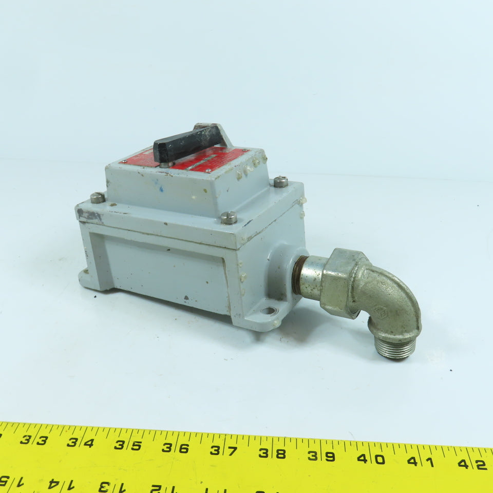 Allen Bradley 600-TEX5 Ser D Nema 7 & 9 Haz Location Manual Motor Starter Switch