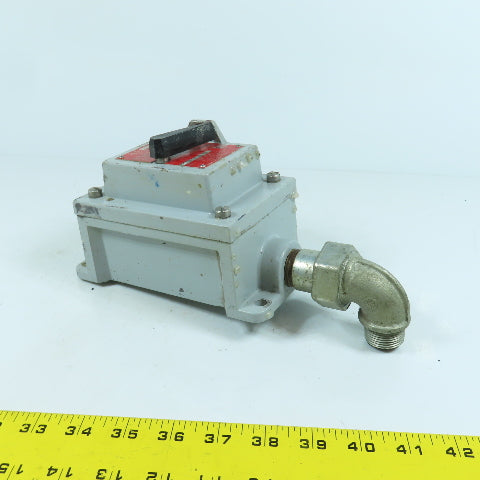 Allen Bradley 600-TEX5 Ser D Nema 7 & 9 Haz Location Manual Motor Starter Switch