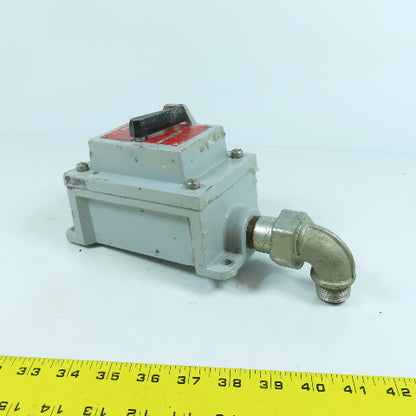 Allen Bradley 600-TEX5 Ser D Nema 7 & 9 Haz Location Manual Motor Starter Switch