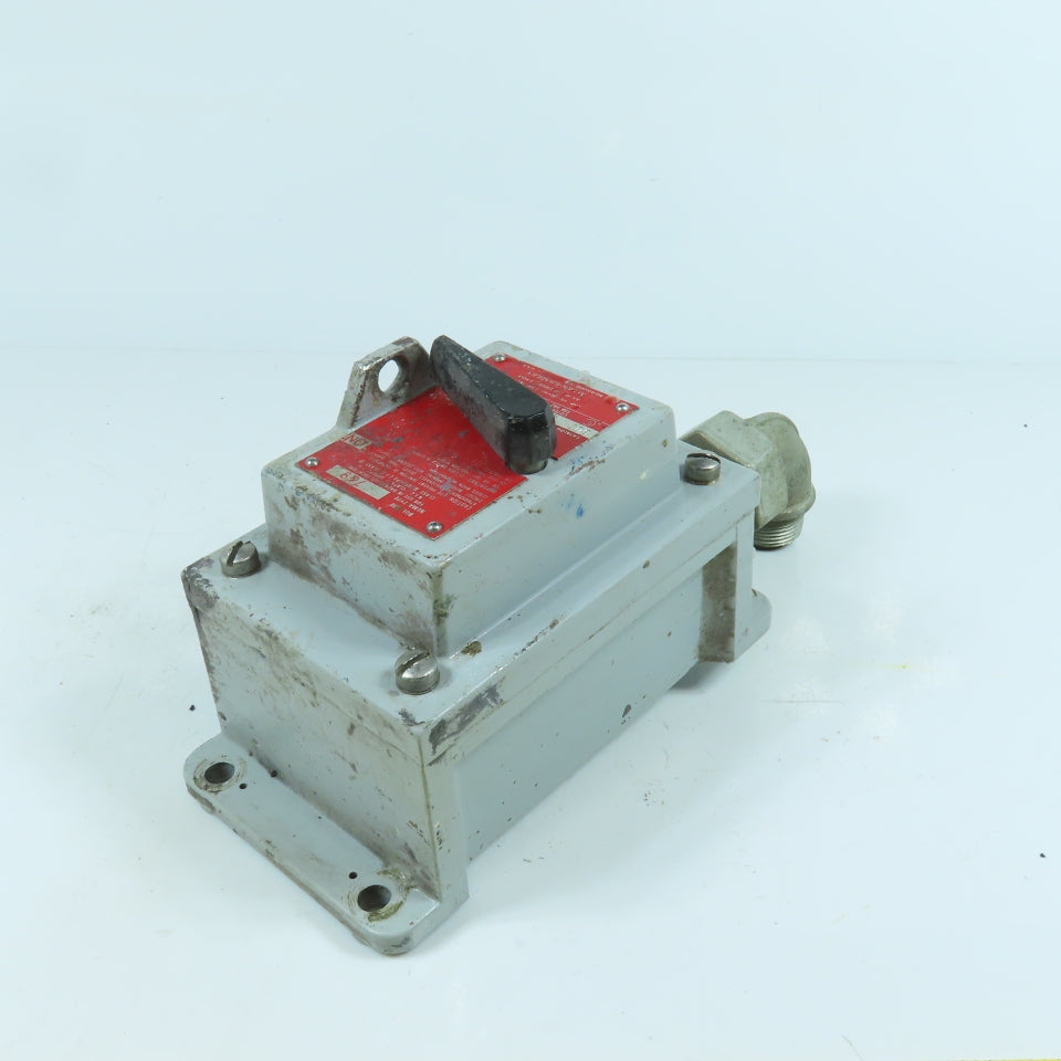 Allen Bradley 600-TEX5 Ser D Nema 7 & 9 Haz Location Manual Motor Starter Switch