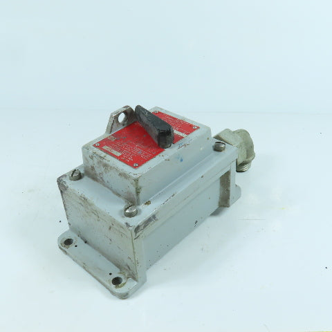 Allen Bradley 600-TEX5 Ser D Nema 7 & 9 Haz Location Manual Motor Starter Switch