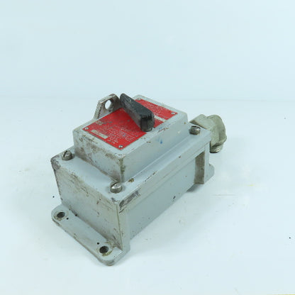 Allen Bradley 600-TEX5 Ser D Nema 7 & 9 Haz Location Manual Motor Starter Switch