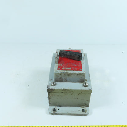 Allen Bradley 600-TEX5 Ser D Nema 7 & 9 Haz Location Manual Motor Starter Switch