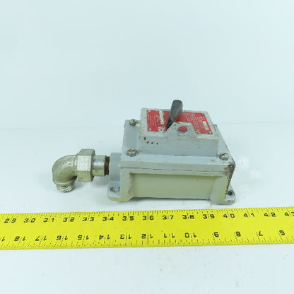 Allen Bradley 600-TEX5 Ser D Nema 7 & 9 Haz Location Manual Motor Starter Switch