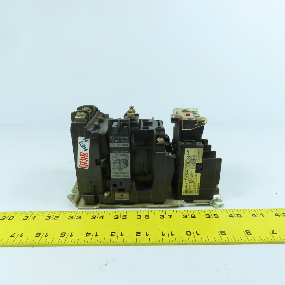 Allen Bradley 509-AOD-A1F Nema Size 0 Motor Starter 5HP 120V Coil W/592-A1FA