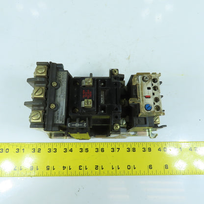 Allen Bradley 509-AOD-A1F Nema Size 0 Motor Starter 5HP 120V Coil W/592-A1FA