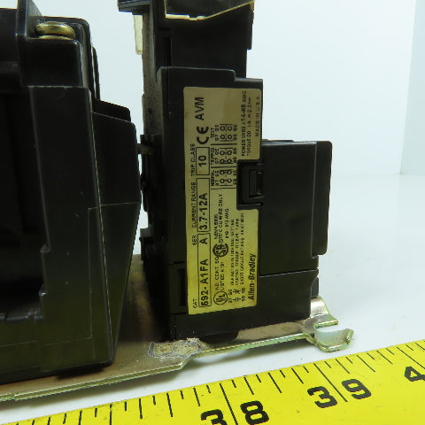 Allen Bradley 509-AOD-A1F Nema Size 0 Motor Starter 5HP 120V Coil W/592-A1FA