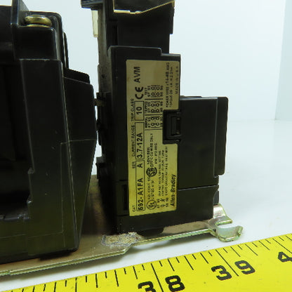 Allen Bradley 509-AOD-A1F Nema Size 0 Motor Starter 5HP 120V Coil W/592-A1FA