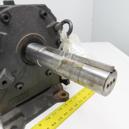 Tsubaki CSM370A30HLAB-40 30:1 Ratio Right Angle Gear Reducer Extended Shaft 8"
