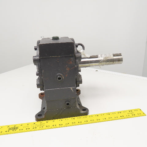 Tsubaki CSM370A30HLAB-40 30:1 Ratio Right Angle Gear Reducer Extended Shaft 8"