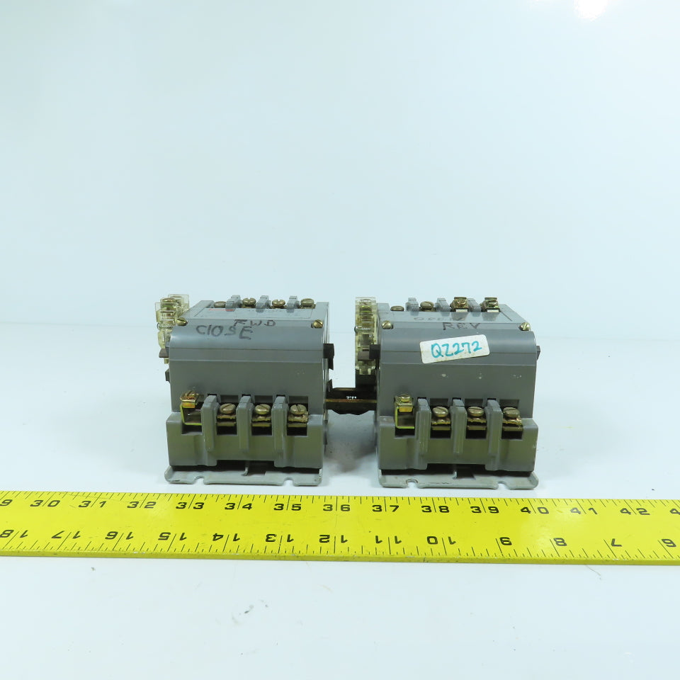 Furnas 43DP32AFE Size 1 Reversing Motor Starter 27A 10HP 120V Coil 600V Max