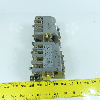Furnas 43DP32AFE Size 1 Reversing Motor Starter 27A 10HP 120V Coil 600V Max