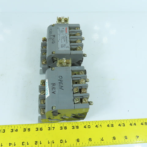 Furnas 43DP32AFE Size 1 Reversing Motor Starter 27A 10HP 120V Coil 600V Max