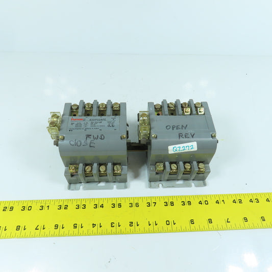 Furnas 43DP32AFE Size 1 Reversing Motor Starter 27A 10HP 120V Coil 600V Max
