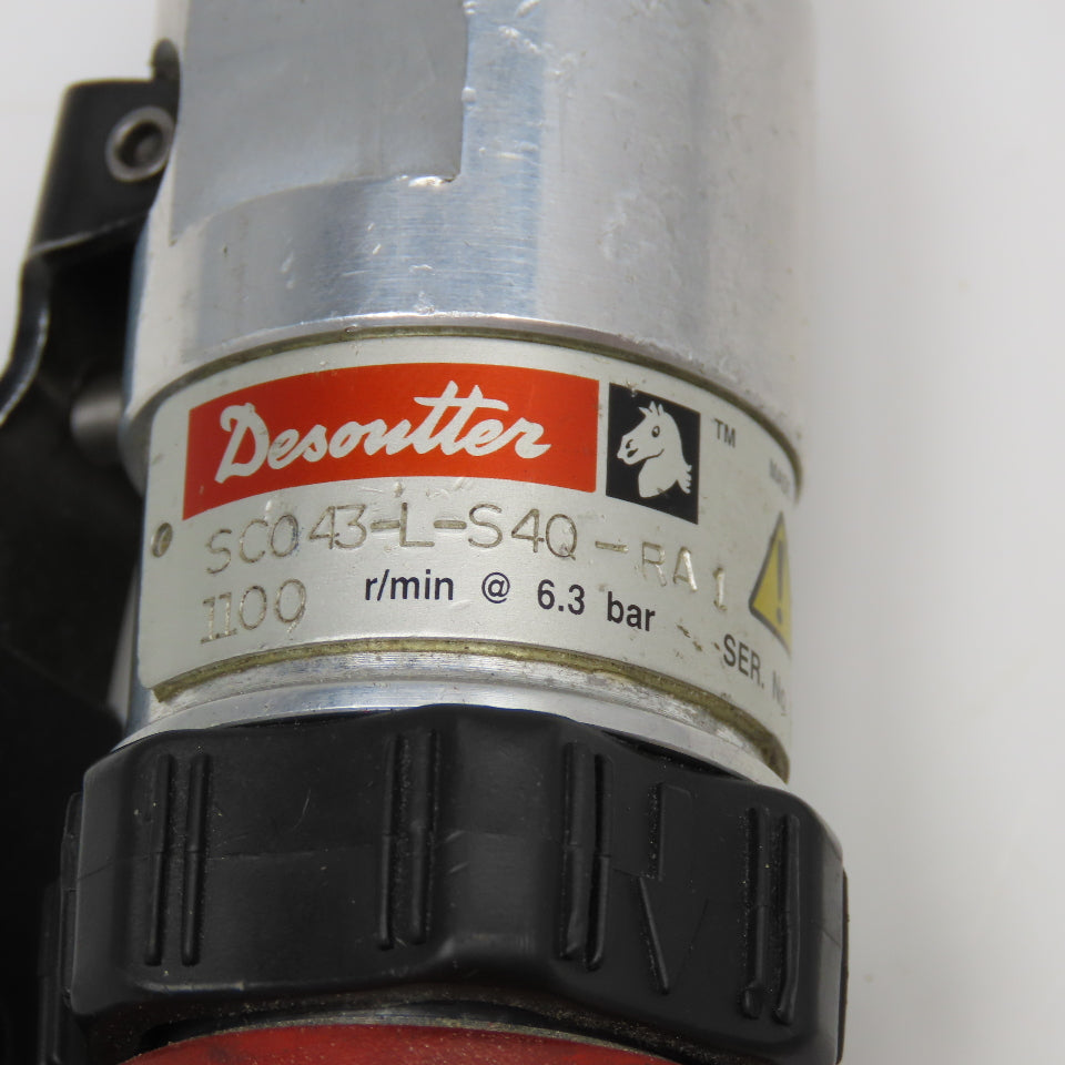 Desoutter SC043-L-S4Q-RA1 Pneumatic Angle Nutrunner Screw Driver 1/4" Drive