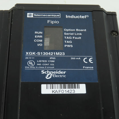 Telemecanique Schneider XGK-S130421M23 Inductel Fipio Read Write RF Station