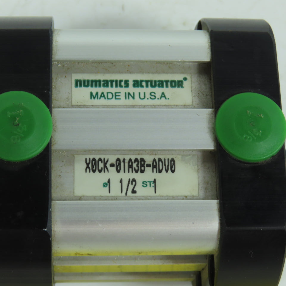 Numatics X0CK-01A3B-ADV0 Double Ended Pneumatic Cylinder 1-1/2" Bore 1" Stroke