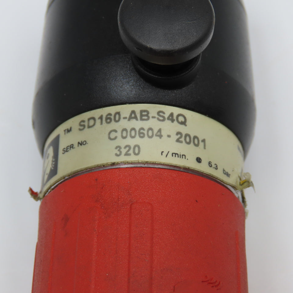Desoutter SD160-AB-S4Q Adjustable Torque Inline Pneumatic Screwdriver 1/4" Drive