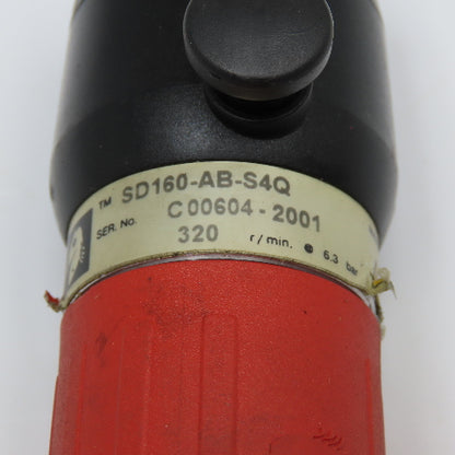 Desoutter SD160-AB-S4Q Adjustable Torque Inline Pneumatic Screwdriver 1/4" Drive