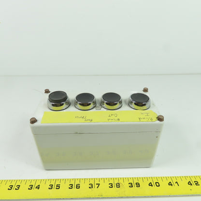 4-Button Push Button Control Station Box 6-1/4"x 3-1/4"