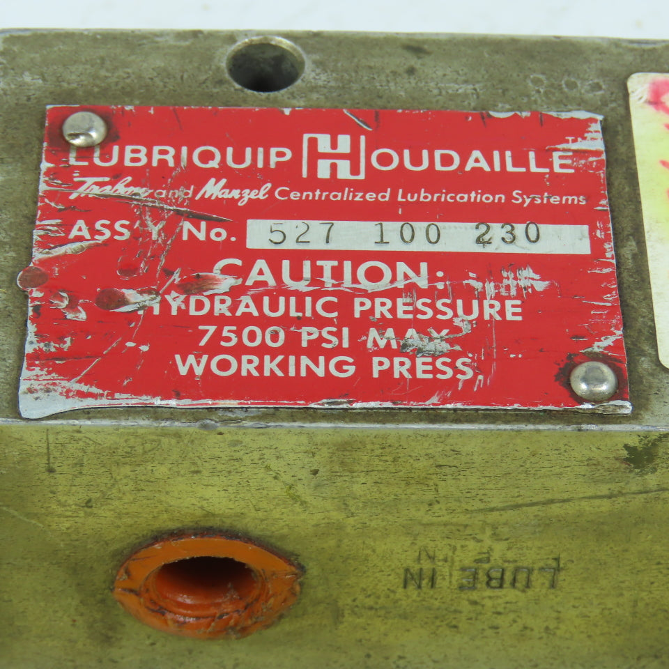 Lubriquip 527 100 230 Pressure Lube Filter 7500 PSI