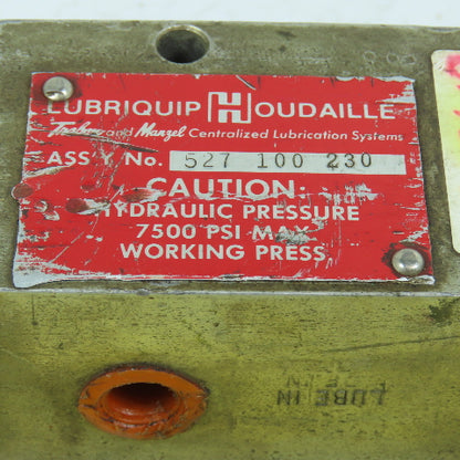 Lubriquip 527 100 230 Pressure Lube Filter 7500 PSI