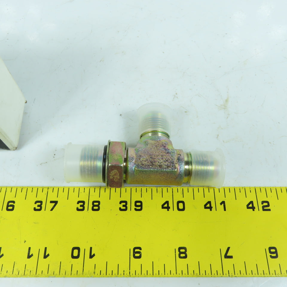 John Deere AT131873 4217343 Hydraulic Tee Fitting NEW